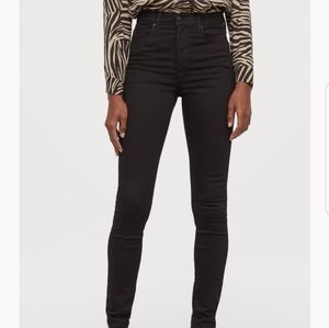 ❄H&M skinny high waist faded black jeans❄4/$20